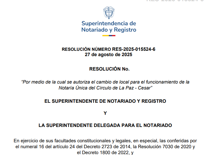 RESOLUCIÓN NÚMERO RES-2025-015524-6